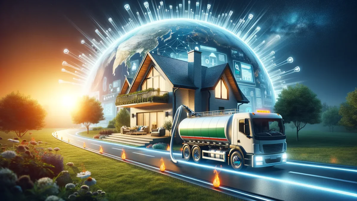 Moderne Heizöl-Lieferung mit Tankwagen für effiziente Heizung 2026