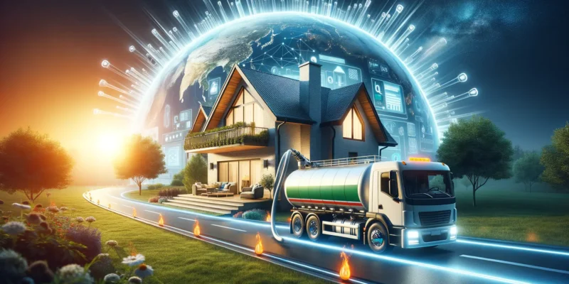 Moderne Heizöl-Lieferung mit Tankwagen für effiziente Heizung 2026