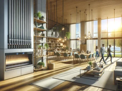 Moderne Gasheizung Hybrid Installation in einem Wohnhaus 2026