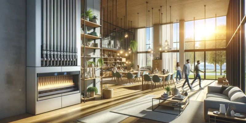 Moderne Gasheizung Hybrid Installation in einem Wohnhaus 2026