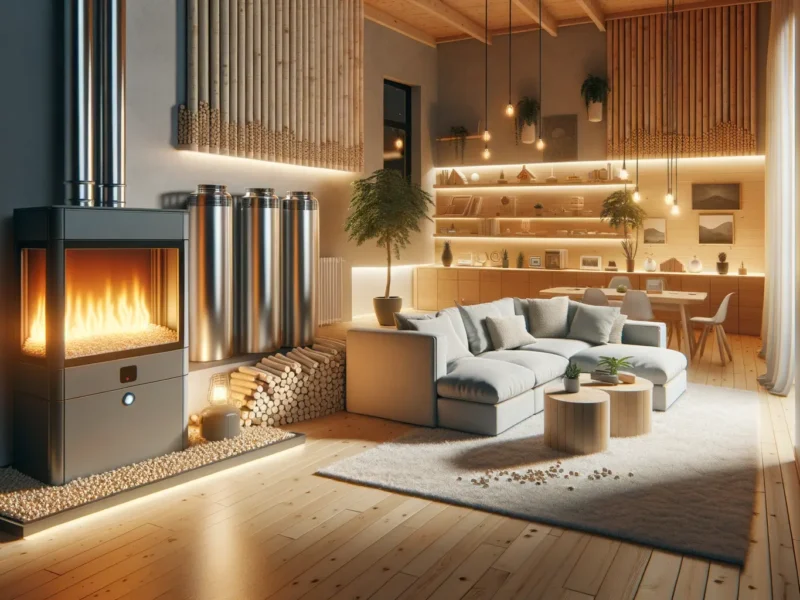 Holz-Pellets-Heizung effizientes Heizen mit Holzpellets