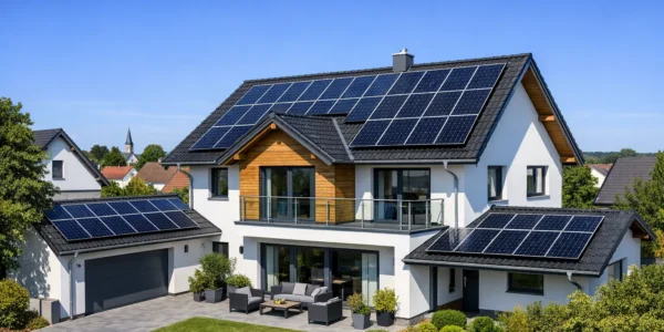 PV Preise 2026 - Photovoltaik-Anlage auf Hausdach mit Solarmodulen