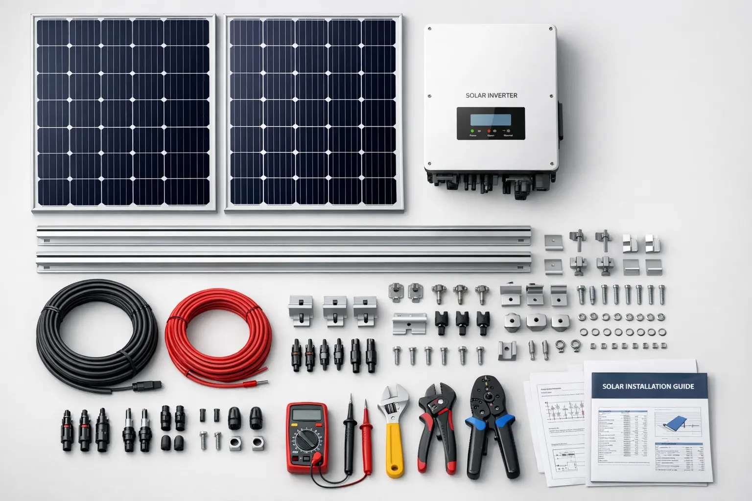 Solaranlage Komponenten Wechselrichter Module