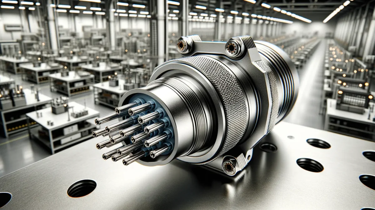 Steckverbinder für industrielle elektrische Verbindungen in moderner Technik