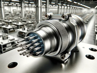 Steckverbinder für industrielle elektrische Verbindungen in moderner Technik