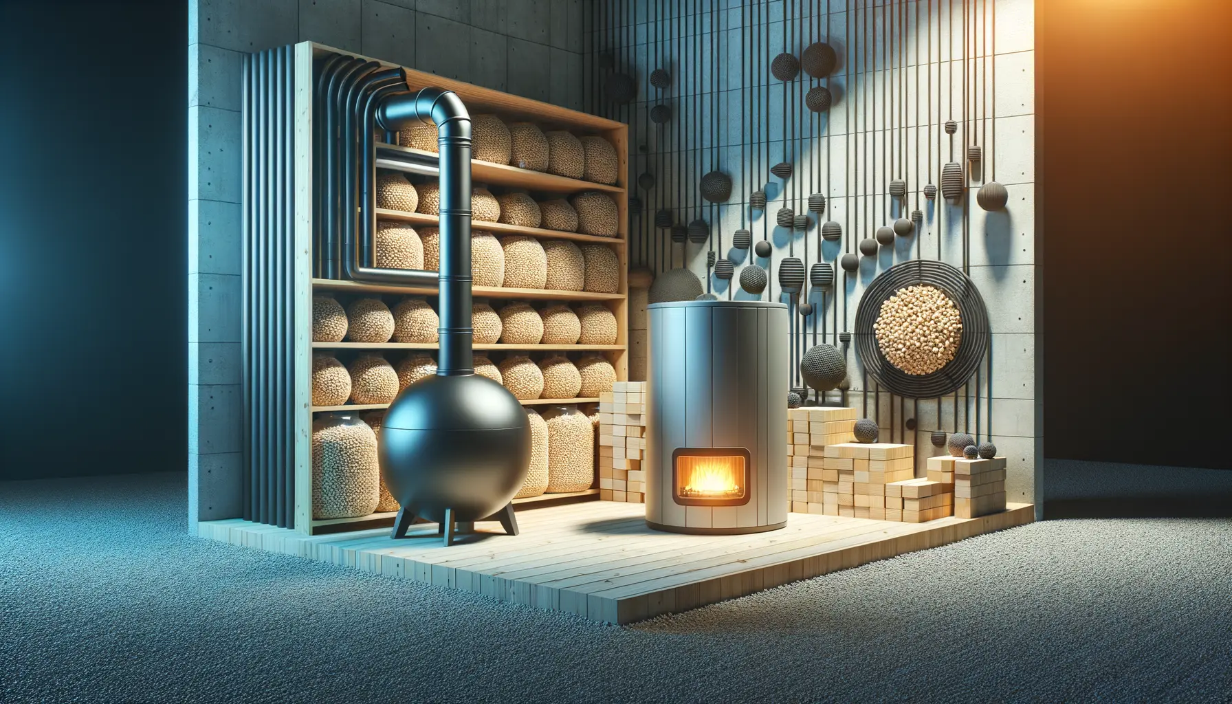 Verbrauch Pelletheizung Holzpellets Nahaufnahme