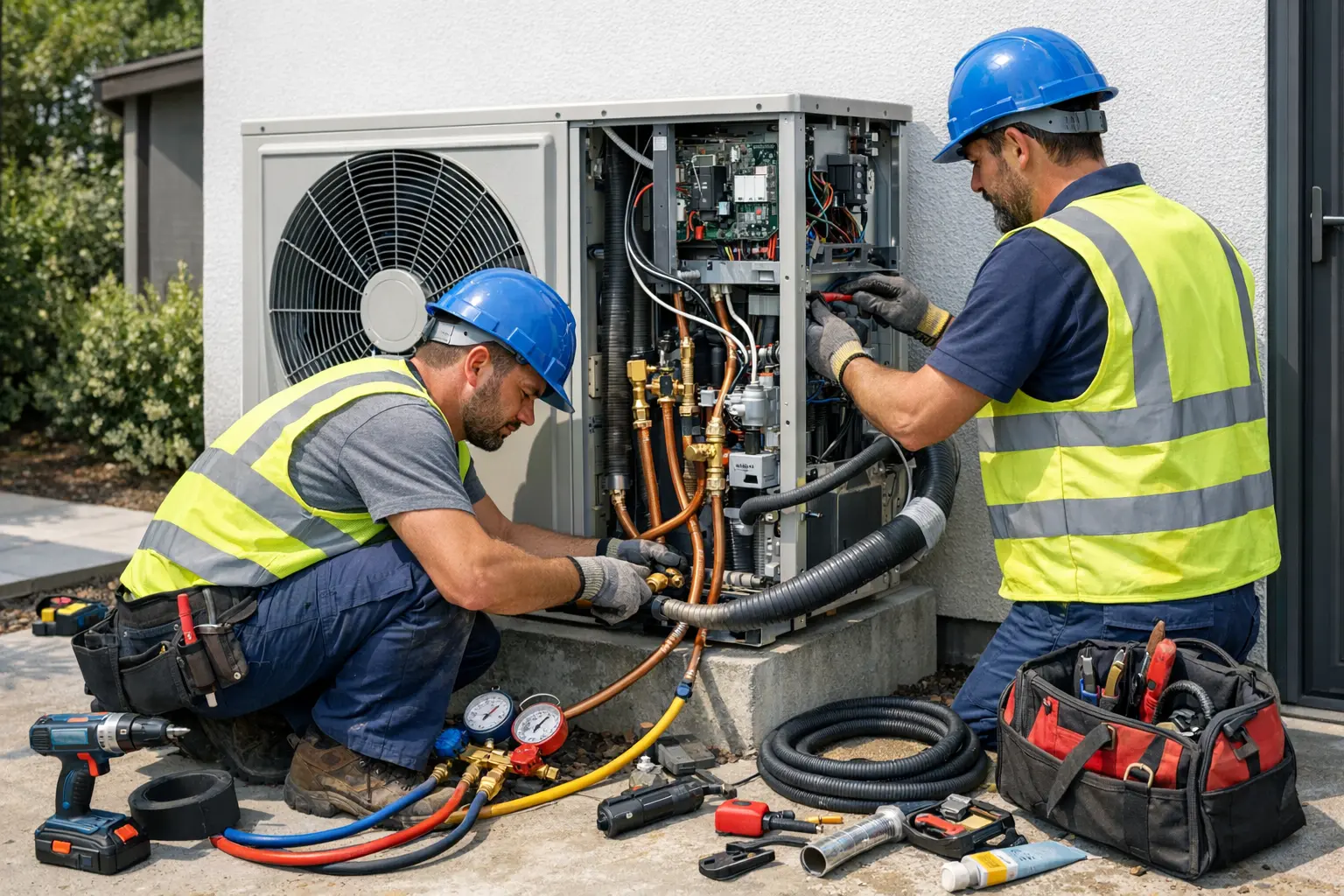 Wärmepumpe Installation durch qualifizierte Handwerker