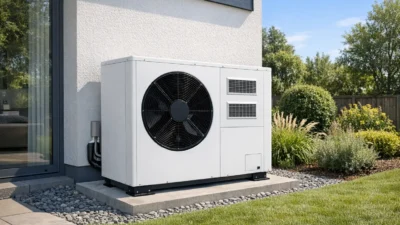 Was bedeutet Wärmepumpe - Außengerät einer modernen Luft-Wasser-Wärmepumpe