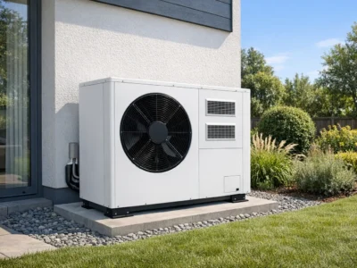 Was bedeutet Wärmepumpe - Außengerät einer modernen Luft-Wasser-Wärmepumpe