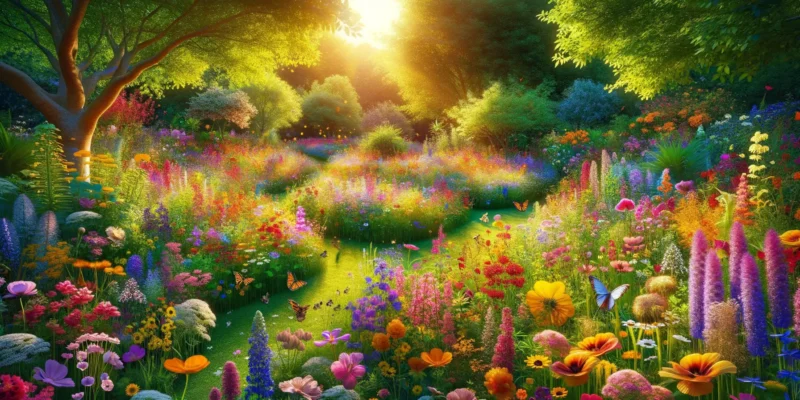 Wildblumenwiese anlegen mit bunten Wildblumen im Garten